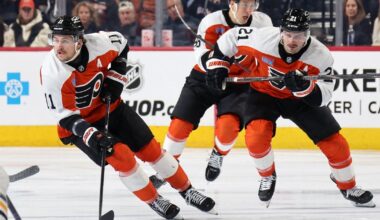 Travis Konecny's goal lifts the Philadelphia Flyers over the Pittsburgh Penguins 3-2, ending a 5-game losing streak