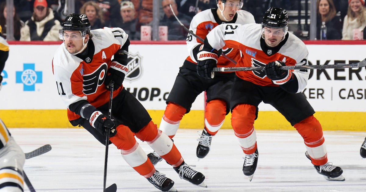 Travis Konecny's goal lifts the Philadelphia Flyers over the Pittsburgh Penguins 3-2, ending a 5-game losing streak