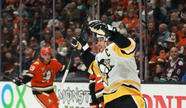 Penguins captain Sidney Crosby passes Steve Yzerman for 9th all-time in assists