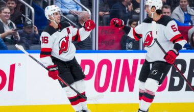 Jack Hughes’ Hat Trick Keys New Jersey Devils’ 5-2 Win Over Toronto Maple Leafs