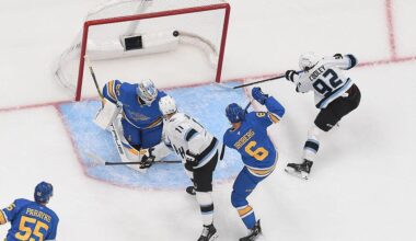 Pittsburgh native Logan Cooley scores natural hat trick in less than 5 minutes