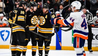 Recap: Bruins top Islanders, 5-2, in comeback win
