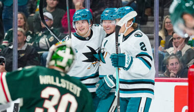 Macklin Celebrini nets OT winner as Sharks outlast Wild