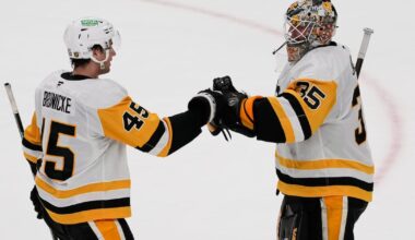 Penguins Flying, Jarry Unbeatable in Shutout Win – WPXI