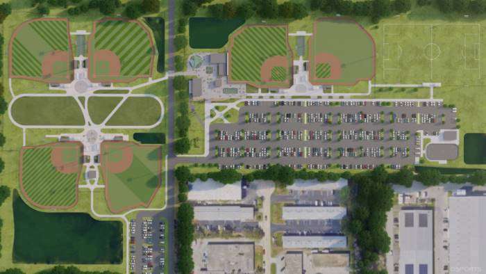 Aerial terrain map showing property mentioned in story