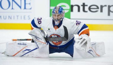 Ilya Sorokin’s early inconsistencies continue despite Islanders’ win
