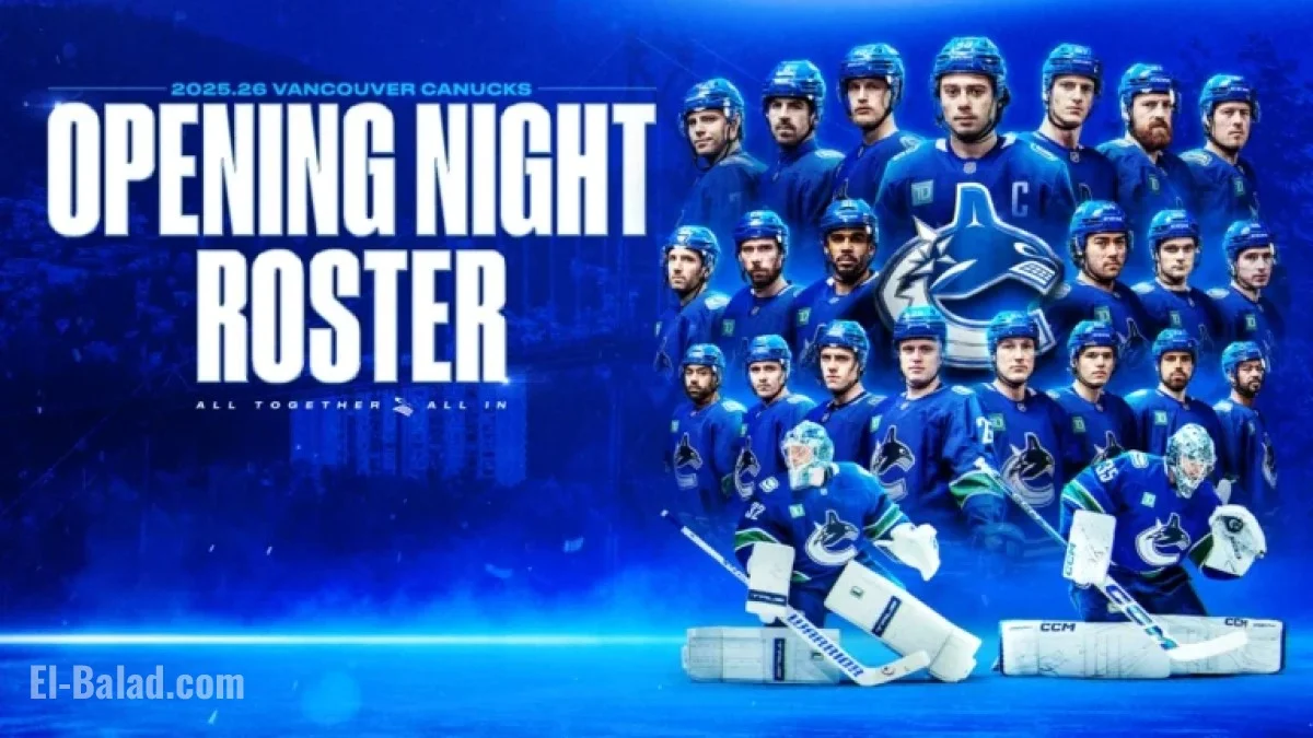 Vancouver Canucks Reveal 2025-26 Opening Night Roster