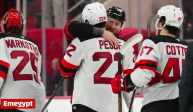 Devils Face Off Against Hurricanes in Season Opener as Brett Pesce Celebrates 700th NHL Game Return to Carolina