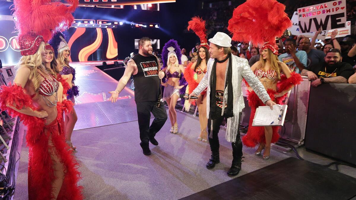 Chris Jericho & Kevin Owens meet up at NHL game