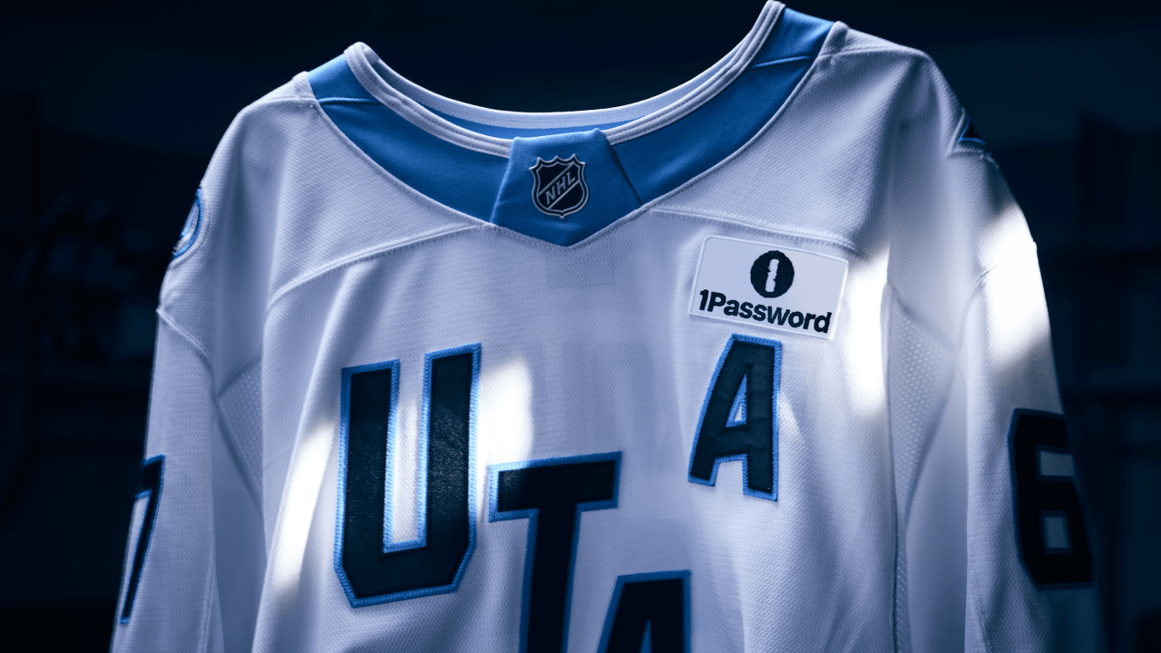 Utah Mammoth Unveil 1Password as First-Ever Away Jersey Patch Partner