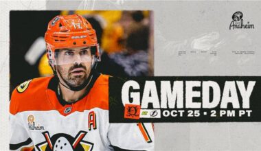 GAMEDAY: Ducks Head to Tampa Looking for Third Straight Win