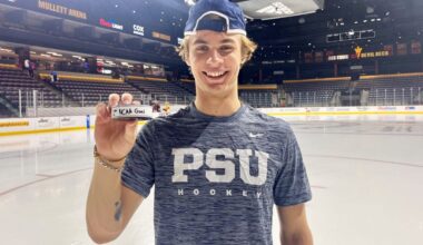 McKenna, likely top pick in 2026 Draft, scores 1st college goal in Penn State win