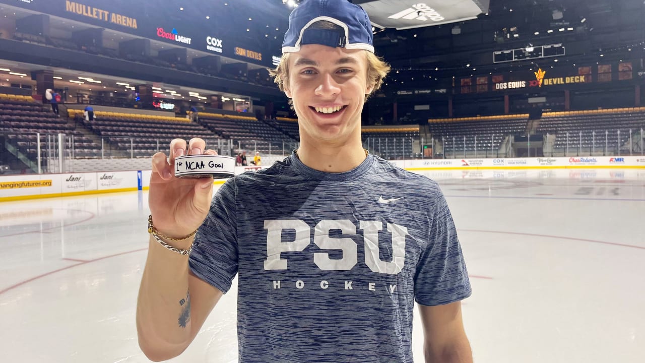 McKenna, likely top pick in 2026 Draft, scores 1st college goal in Penn State win