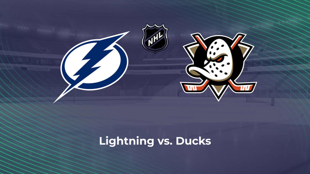 Lightning vs. Ducks NHL Predictions, Picks and Odds - Oct. 25