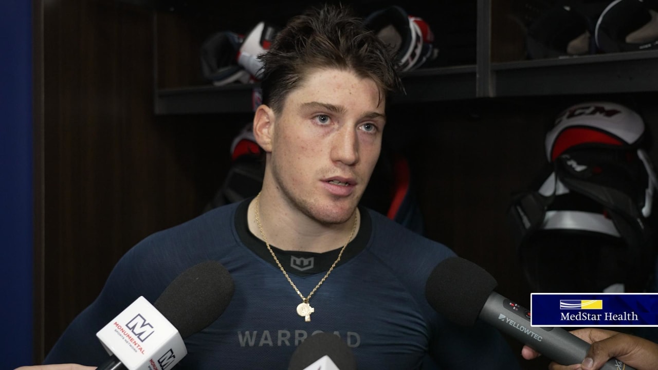 Ryan Leonard | Postgame | Washington Capitals