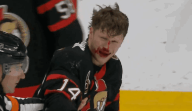 montreal canadiens ottawa senators blood