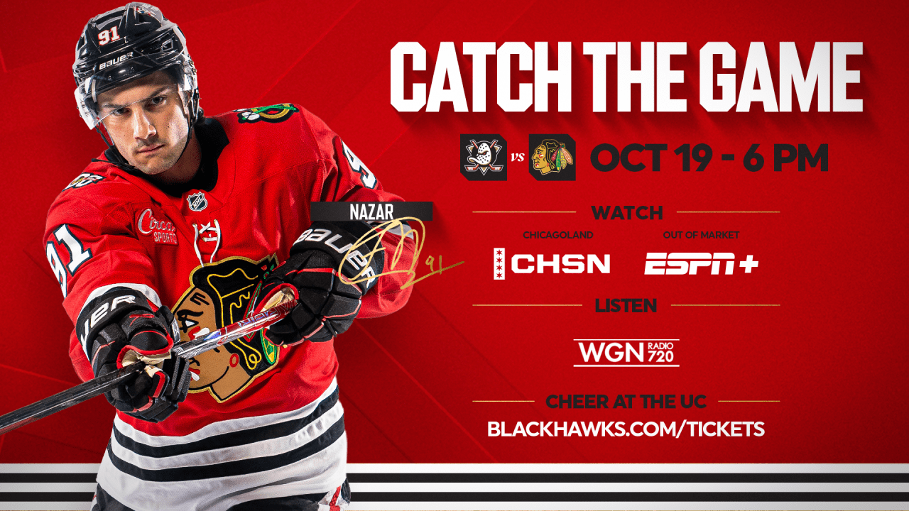 PREVIEW: Blackhawks Host Ducks for Sunday Night Matchup
