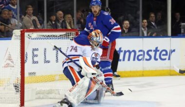 Rangers' towering fourth line puts together solid outing in loss
