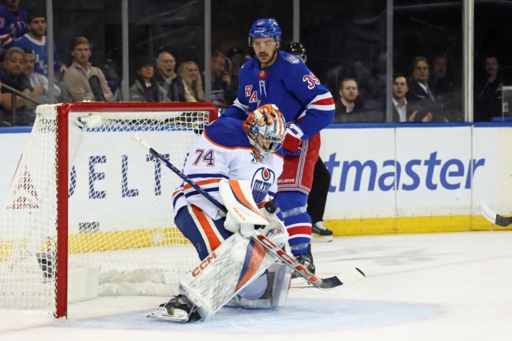 Rangers' towering fourth line puts together solid outing in loss