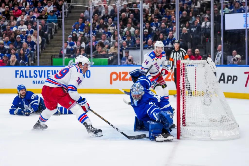 Rangers' offensive floundering continues in OT loss to Maple Leafs