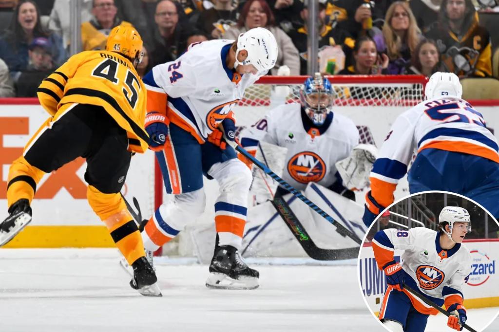 New-look Islanders succumb to same old issues in loss to Penguins