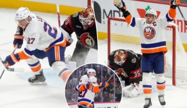 Anders Lee's late goal lifts Islanders over Senators for win