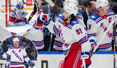 Rangers blank Canucks to snap three-game losing streak