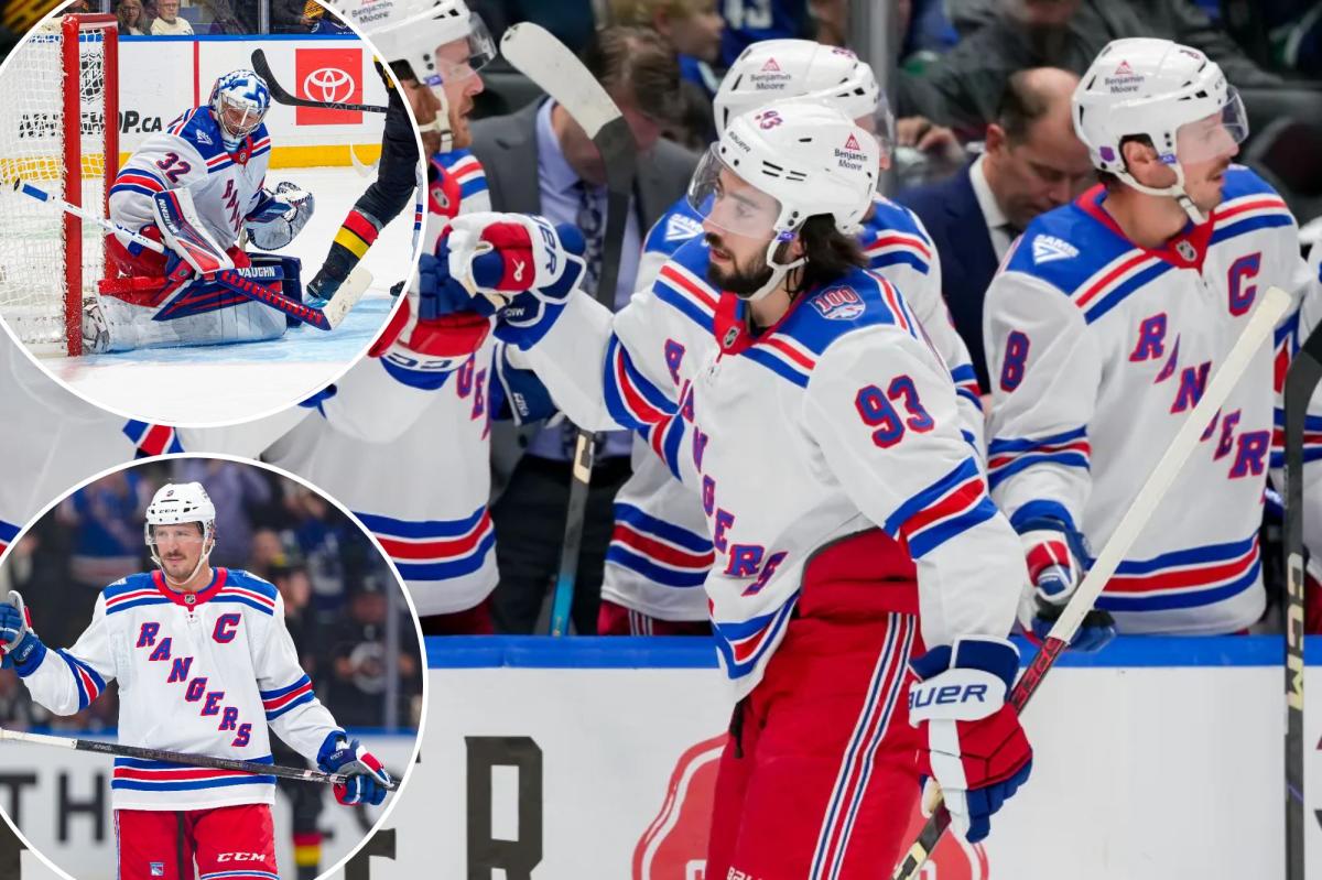 Rangers blank Canucks to snap three-game losing streak