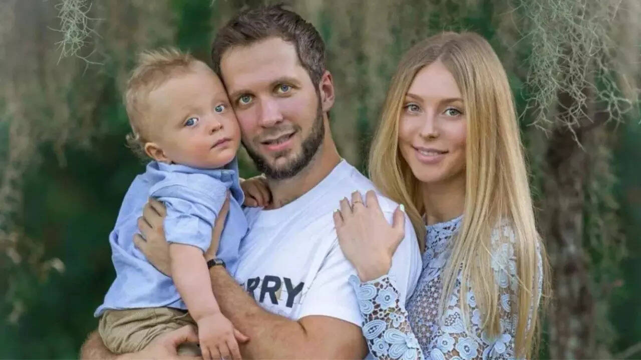 Nikita Kucherov and Anastasiya Kucherov with their son (Instagram) Nikita Kucherov and Anastasiya Kucherov