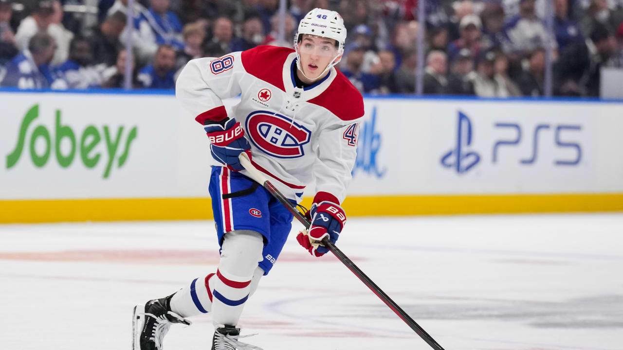 Hutson transforming Canadiens after overcoming 'too small, too light' scouting report 