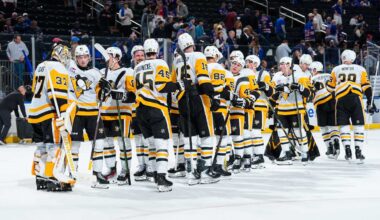 Penguins celebrate the start of a new era while paying tribute to Crosby, Malkin and Letang