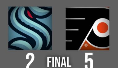 Flyers Show Fight, Dominate Seattle in 5-2 Win Monday Night