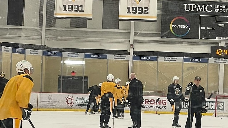Pittsburgh Penguins practice
