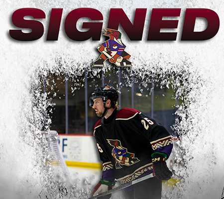 Forward Sammy Walker Signs One-Year AHL Contract with Tucson Roadrunners