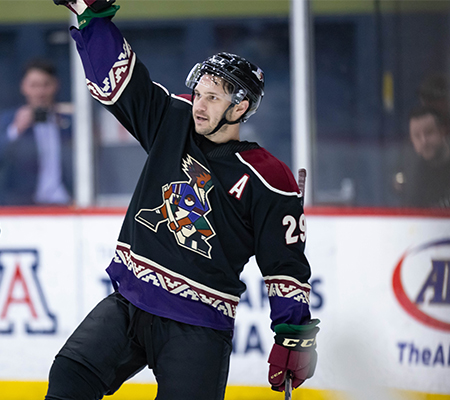 Andrew Agozzino Assigned to Tucson Roadrunners from Utah Mammoth