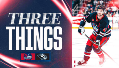 THREE THINGS: Morrissey hits 300 career assists, Jets lose to Mammoth