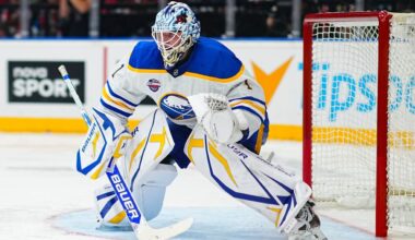 Sabres starting goalie Luukkonen expected to miss season opener