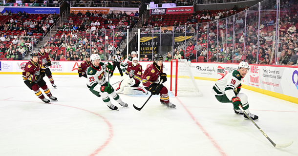 IOWA FALLS 4-1 TO CHICAGO ON OPENING NIGHT