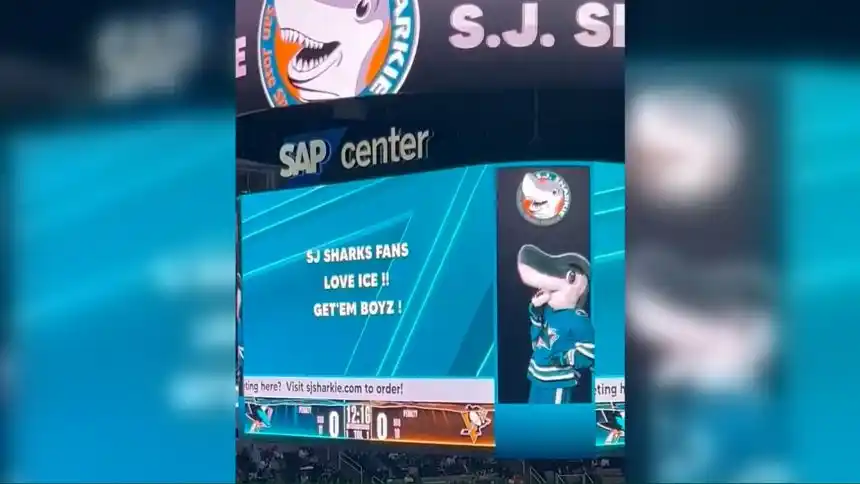 San Jose Sharks Apologize for Offensive ICE Message During Hispanic Heritage Night