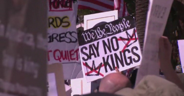 Dozens of Los Angeles "No Kings" protests draw crowds across city
