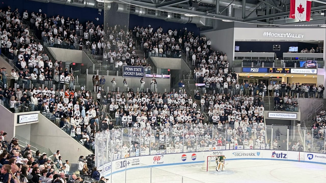 McKenna inspires campus rush for Hockey Valley home opener at Penn State