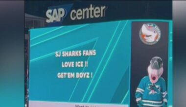 San Jose Sharks apologize for scoreboard message supporting ICE during Hispanic Heritage Night