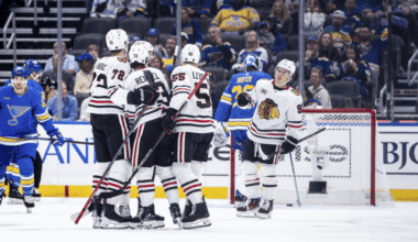 RECAP: Blackhawks blow out arch-rival Blues 8-3