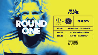 Nashville Soccer Club Announces Schedule for 2025 Audi MLS Cup Playoffs Round One Best-of-3 Series Versus Inter Miami CF