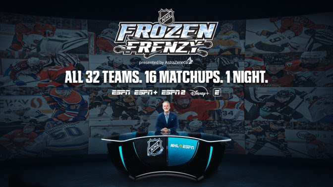 NHL Frozen Frenzy Returns for Third Season as All 32 Teams Compete on ESPN Platforms