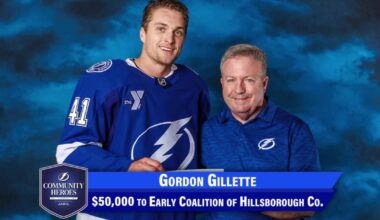 Tampa Bay Lightning Community Hero: Gordon Gillette
