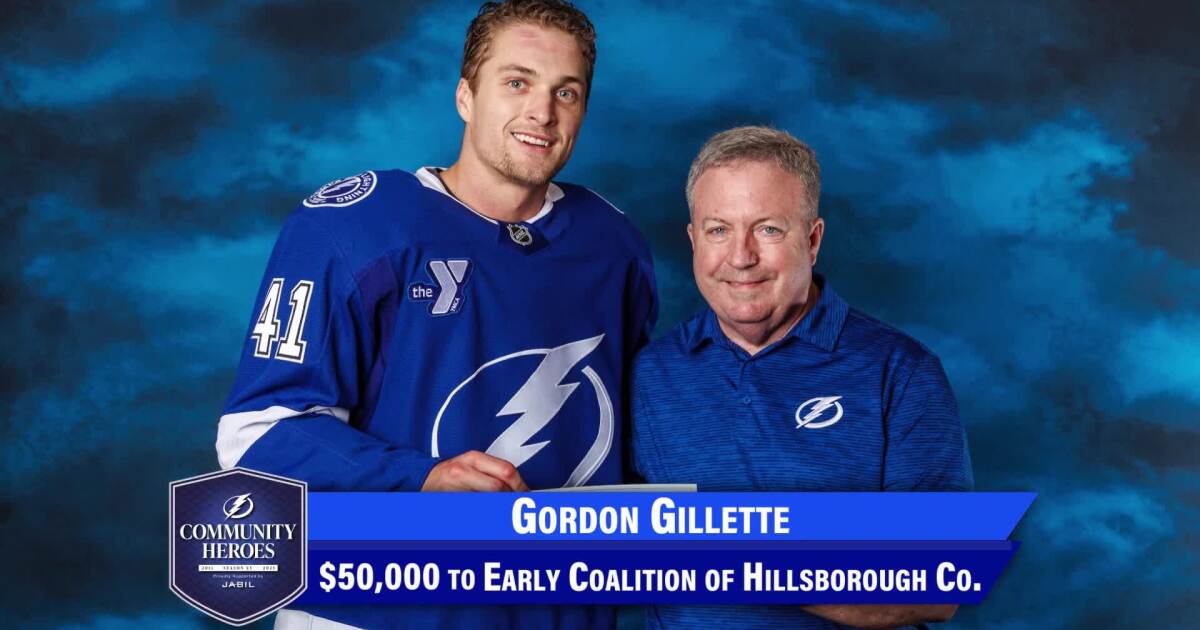 Tampa Bay Lightning Community Hero: Gordon Gillette