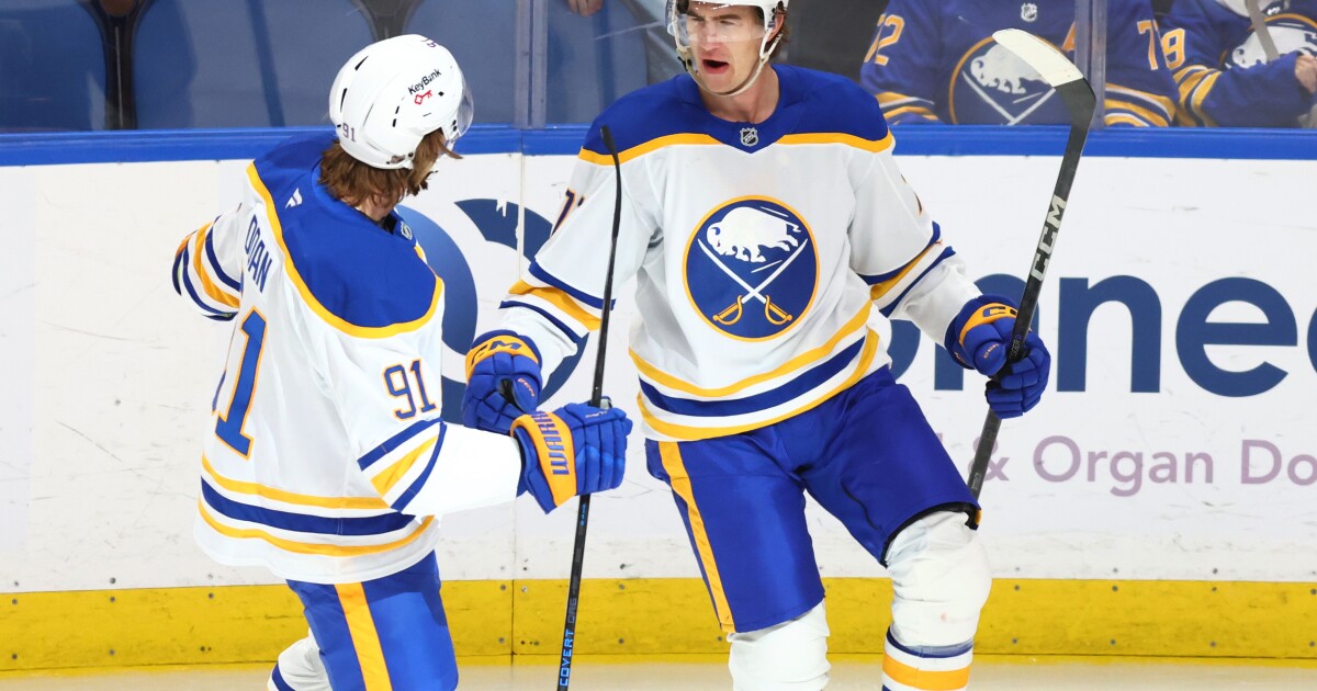 Sabres surge in 8-goal performance against Senators for first win of season