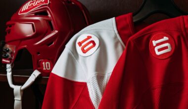 Red Wings to honor Alex Delvecchio with No. 10 patch this season