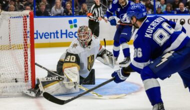 Kucherov scores in OT to give Lightning 2-1 win over Golden Knights